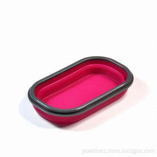 Collapsible Lunch Box with Cover, Big Products with Small Space